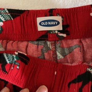 Christmas Dino PJ pants